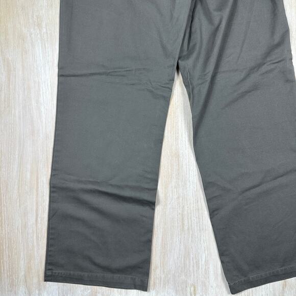 NWT Calvin Klein Weekend Khaki Flat Front Relaxed Leg Solid Beige Y2K Pants 16 - Picture 13 of 15